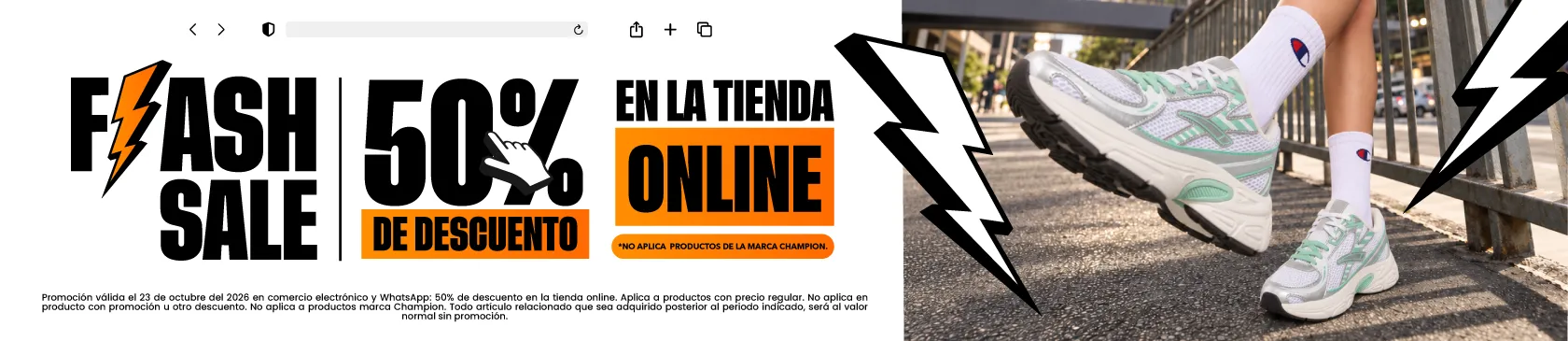 50% DE DESCUENTO
