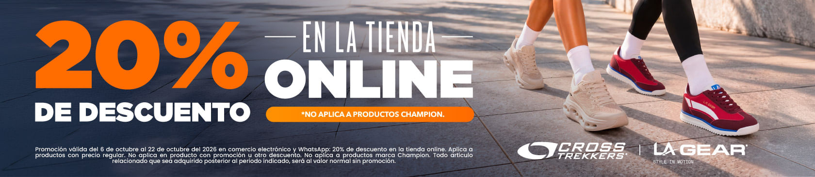 20% en toda la tienda